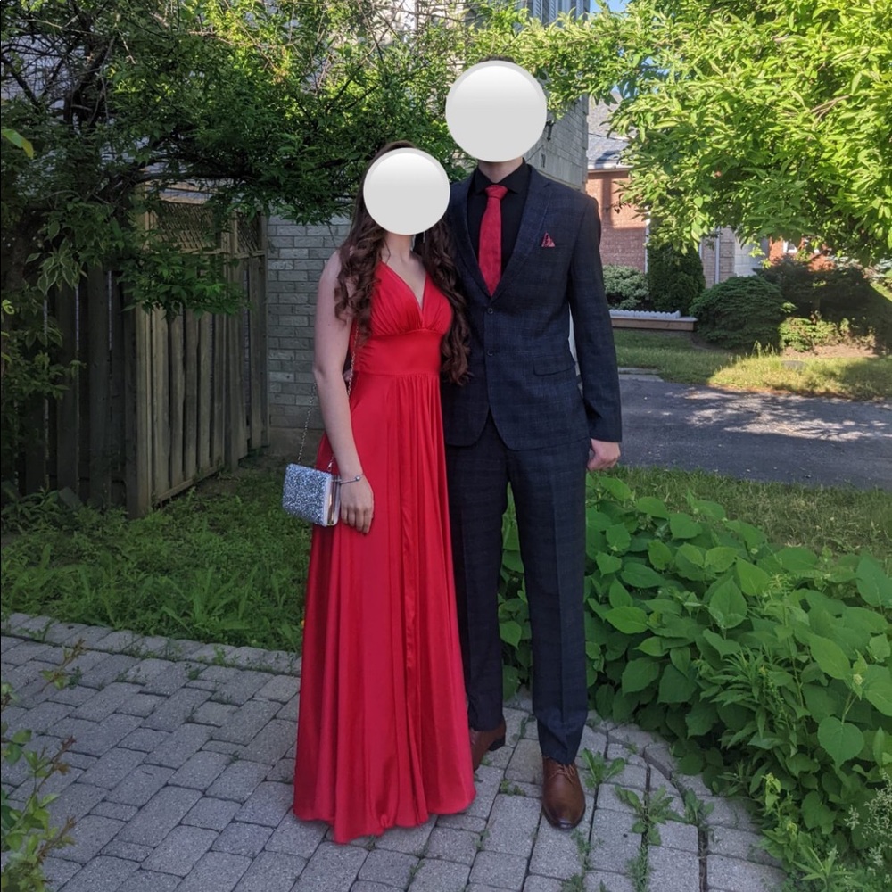 RED PROM/GRAD/FORMAL/WEDDING/PARTY/ EVENT DRESS